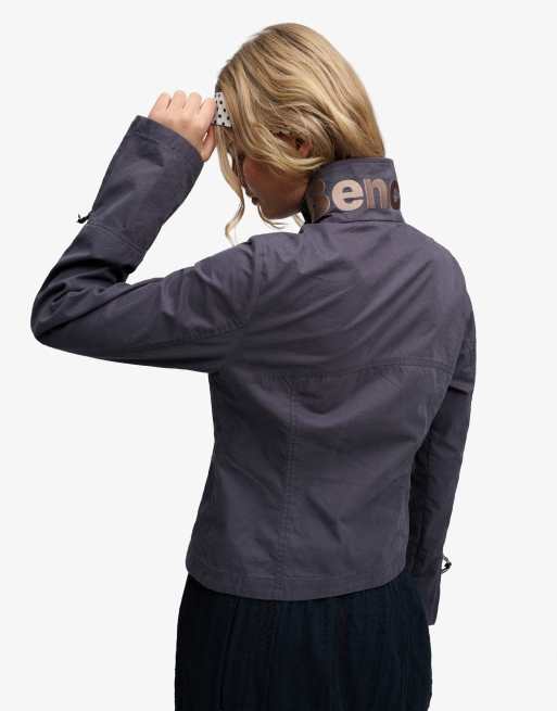 Bench x Superdry & Co High neck peached jacket in charcoal/ dune, 2 of 6