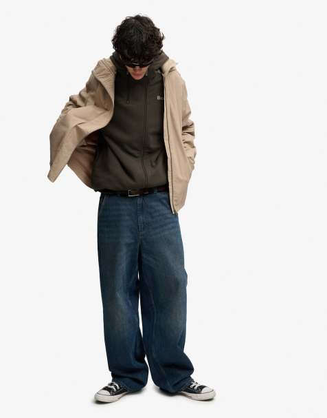 Bench x Superdry & Co Hooded ripstop jacket in dune/ dune - view 1