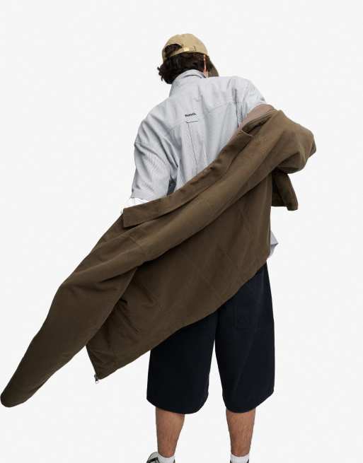 Bench. x Superdry & Co – Moleskin – Ranch-Jacke in Ardwick Green/Dune, 3 von 5