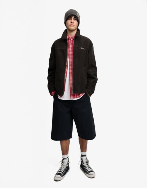 Bench x Superdry & Co Moleskin ranch jacket in chocolate chip/ moonbeam - view 1