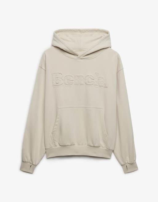 Bench x Superdry & Co Oversized applique hoodie in moonbeam, 5 of 5