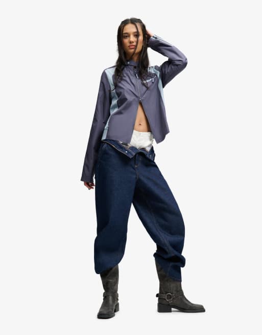 Bench x Superdry & Co - Racer - Veste souple à double fermeture éclair - Bleu marine crt/brume bleue, 3 de 5