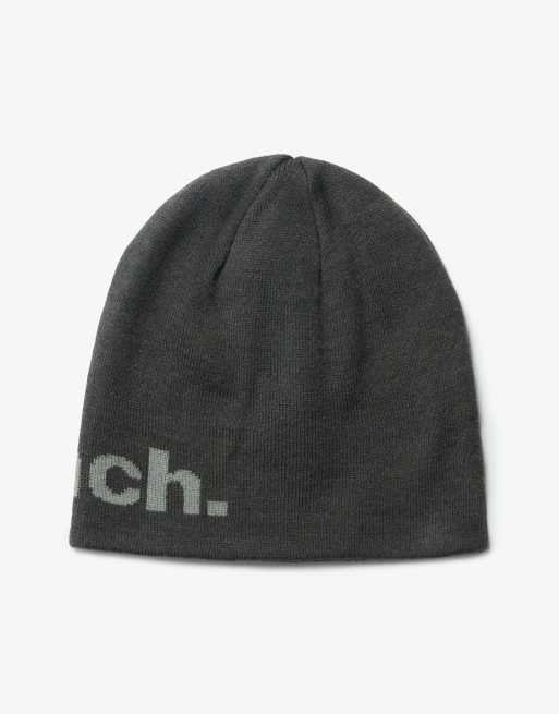 Bench. x Superdry & Co – Skater-Strickmütze aus Jacquard in Anthrazit, 2 von 4