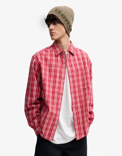 Bench. x Superdry & Co – Skater-Strickmütze aus Jacquard in der Farbe Chocolate Chip, 3 von 4