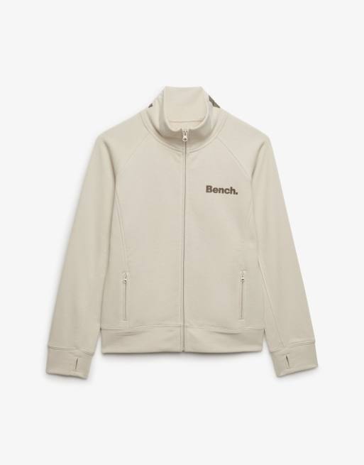 Bench x Superdry & Co - Sweat de survêtement molletonné à col montant - Clair de lune/pépite de chocolat, 5 de 5