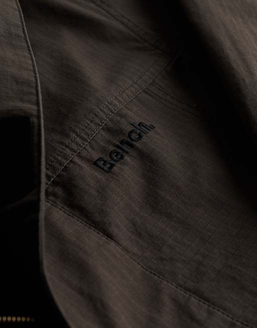 Bench x Superdry & Co - Veste en tissu ripstop à col montant - Anthracite beluga/noir, 5 de 6