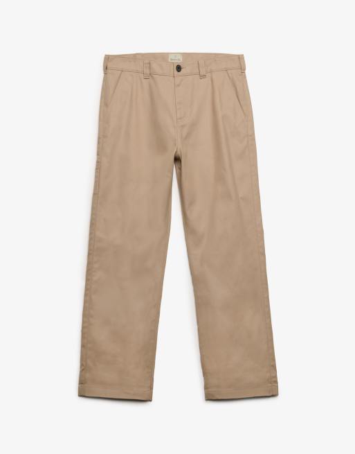 Bench. x Superdry & Co – Workwear – Gerade geschnittene Chinohose in Husk Brown, 5 von 5