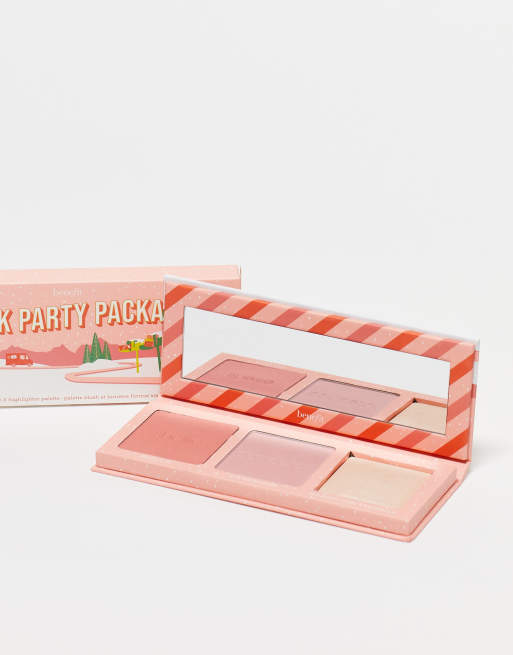 Benefit - Cheek Party - Palet van blusher en highlighter voor de wangen (Bespaar 59%), 4 van 4