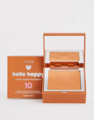 Cosmetics Hello Happy Velvet Powder Foundation-Yellow