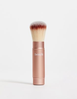 Cosmetics Multitasking Retractable Cheek Brush-No color