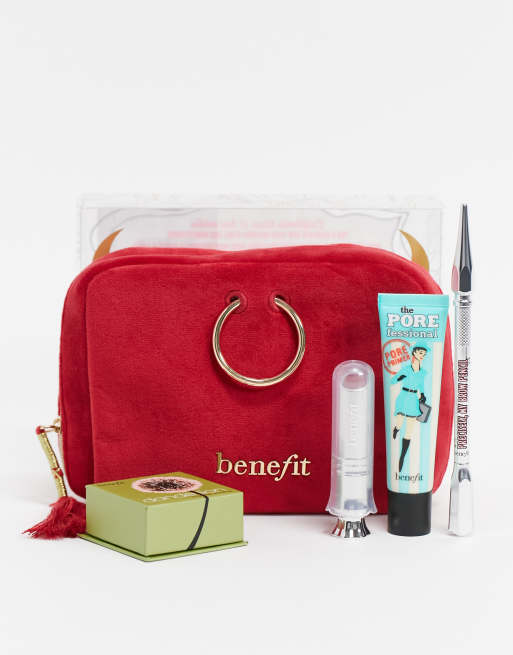 Benefit - Fortune Favours the Fabulous - Gavesæt med Blush Brow Primer og Pigmented Lip Balm, (værdi £97)