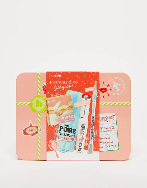 Benefit - Forward to Gorgeous - Gavesæt med blusher, mascara, primer og settingspray (Spar 54%)