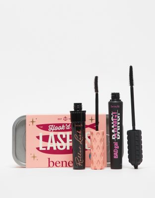 Benefit Hook'd on Lashes Badgal Bang! & Roller Lash Mascara Duo - 31% saving-Black