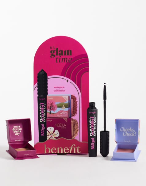 Benefit Its Glam Time - Full size Mascara, Mini Blush and Bronzer Gift Set (Worth £60.50) - view 1