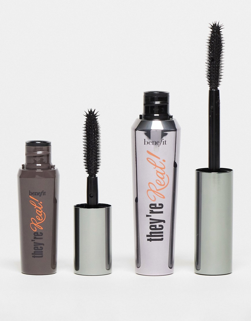 Benefit Lashes for Real Theyre Real Mascara Booster Set (worth 42)-Black