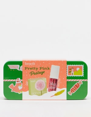Benefit Pretty Pink Postage Lip & Cheek Tint & Blusher Gift Set Save 37%