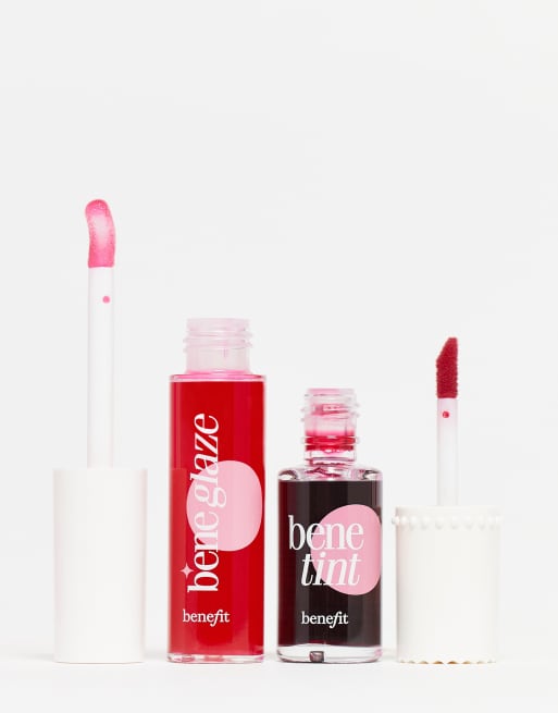 Benefit Rollin With Benetint Cheek & Lip Tint And Limited Edition Lip Oil Duo With Beauty Bag, 3 of 4