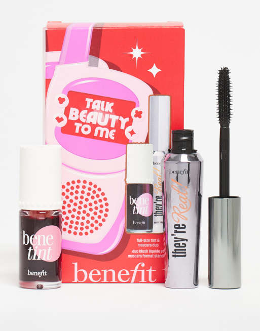 Benefit Talk Beauty To Me Mascara And Cheek & Lip Tint Gift Set Worth 49.50