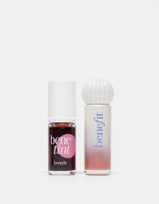 Benefit The Tint Crew Lip Tint Duo - Benetint & Splashtint Worth £43-pink In White