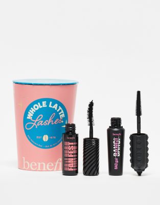 Benefit Whole Latte Lashes Mini Badgal Bang! & Fan Fest Mascara Duo - 33% saving-Black