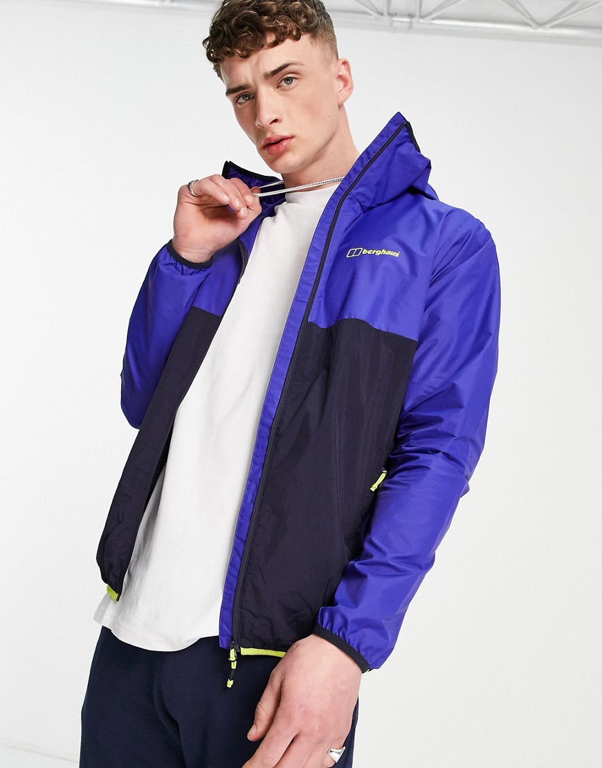 Bergahus Corbeck jacket in purple/navy