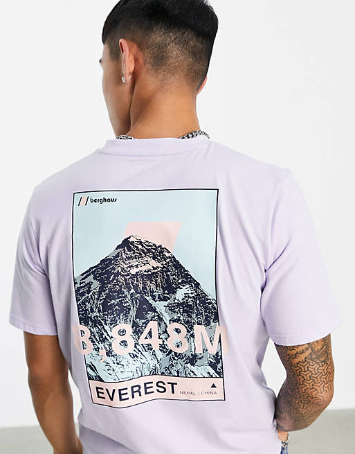 Berghaus 8000 Everest t-shirt in purple