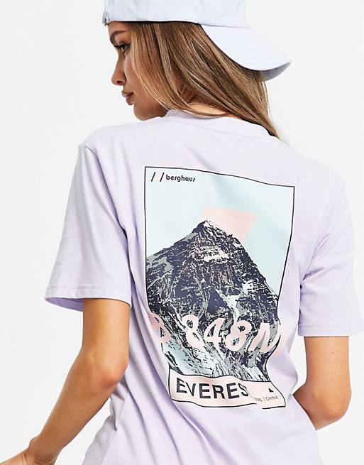  Berghaus 8000's Everest t-shirt in pink/purple 