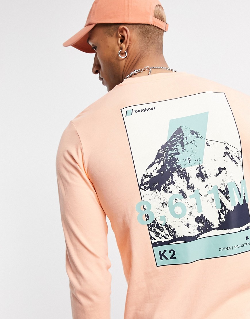 Berghaus 8000’s K2 Long sleeve t-shirt in pink