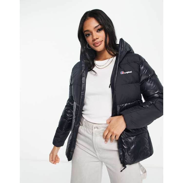 Berghaus Arkos Reflect Piumino impermeabile nero con cappuccio