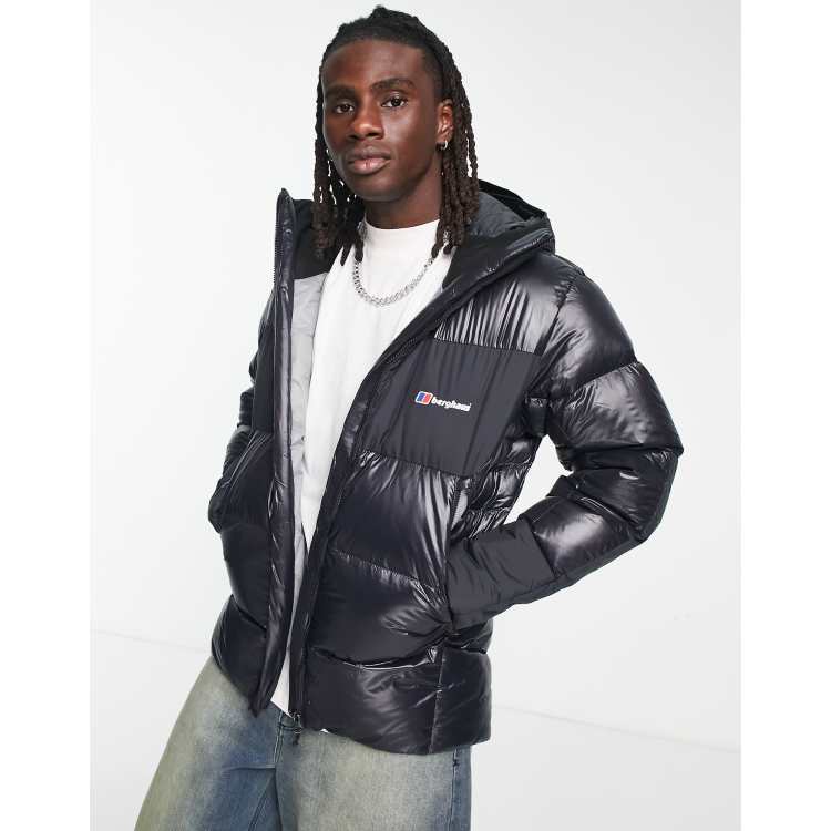 Monogram Leather Hooded Down Jacket - Men - Ready-to-Wear