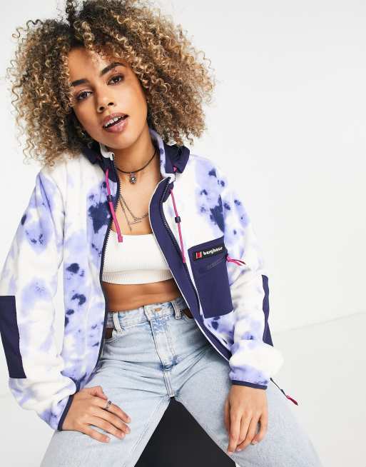 Berghaus - Ascent 91 - Fleece in blauwe tie-dye 