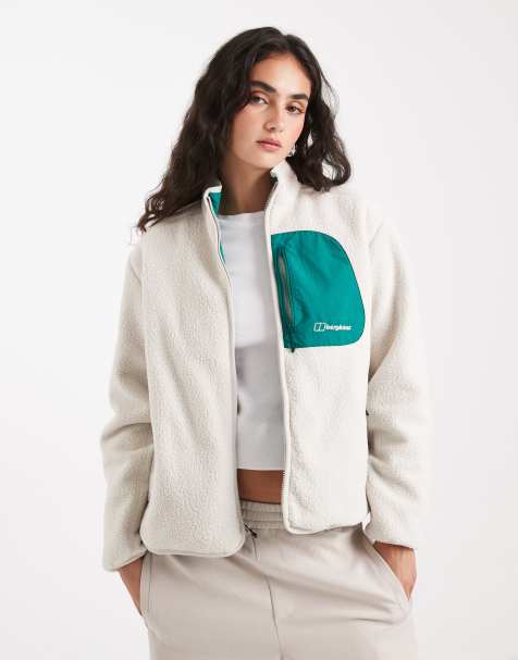 Berghaus Asperton reversible jacket in green/stone