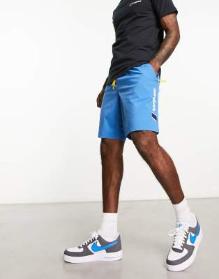 Berghaus Attenders shorts with side logo in blue - ASOS Price Checker