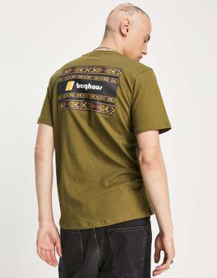 Berghaus Aztec Block t-shirt in green