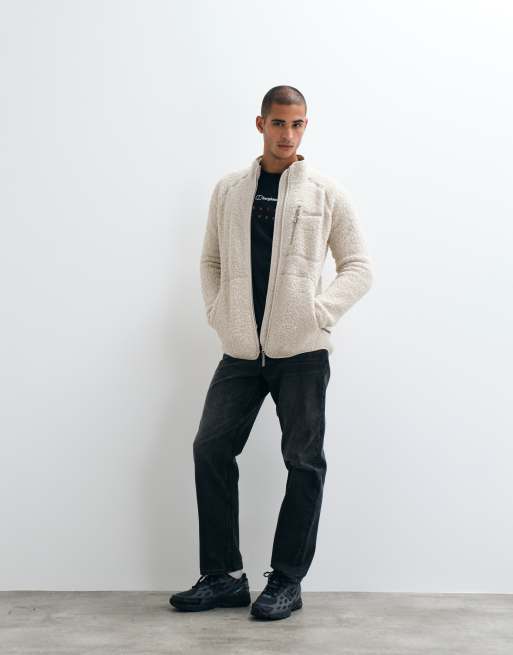 Berghaus Bamburgh full zip loft fleece in stone, 2 of 5
