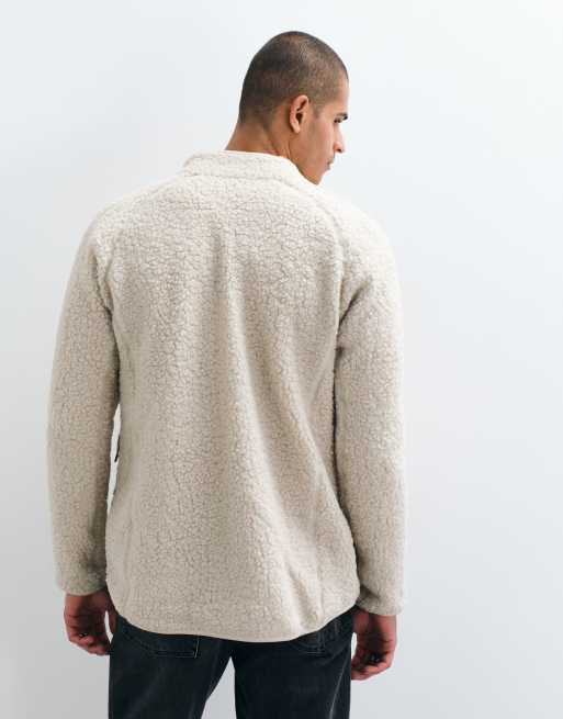 Berghaus Bamburgh full zip loft fleece in stone, 4 of 5