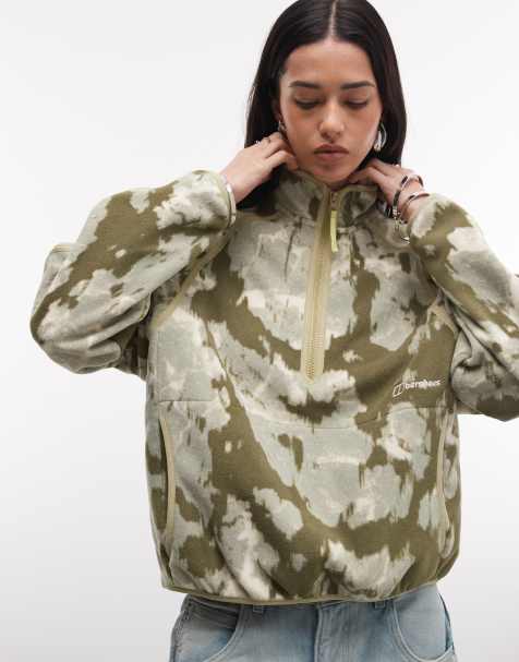 Berghaus Bamburgh half zip fleece in green - view 1