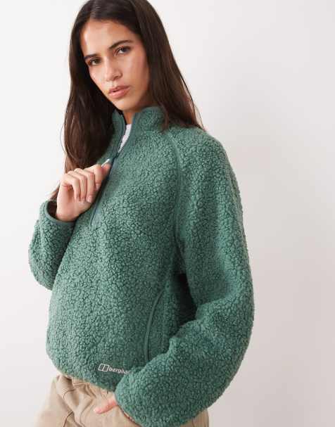 Berghaus Bamburgh half zip loft fleece in green - view 1