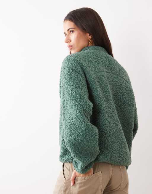 Berghaus Bamburgh half zip loft fleece in green, 4 of 4