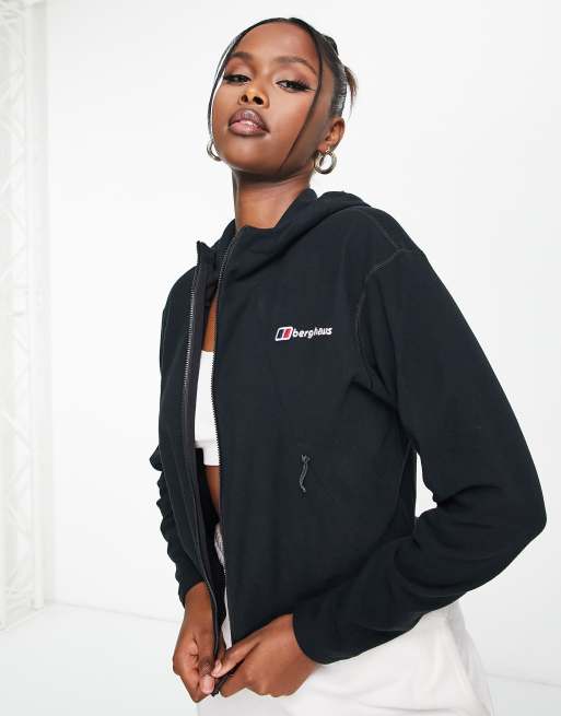 Berghaus Belleview hooded fleece jacket in black