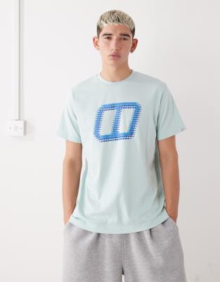Berghaus Berghaus glitched block tee in light green