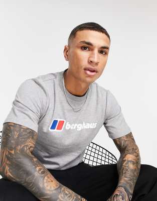 Berghaus Big Classic Logo T-shirt in gray-Grey