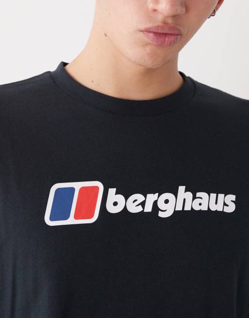 Berghaus big logo long sleeve t-shirt in black, 5 of 5