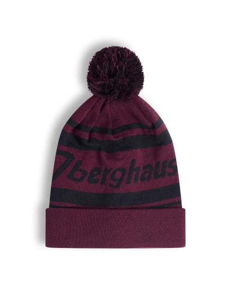 Berghaus Brand beanie in dark purple/black - view 1