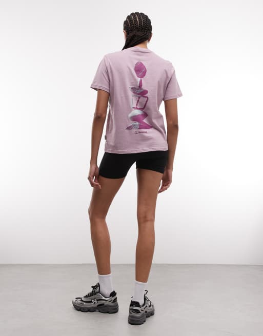 Berghaus Cairn essential t-shirt in purple, 3 of 4