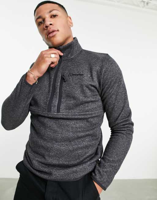 Berghaus – Carnell – Fleece-Oberteil in Grau mit halblangem Reißverschluss, 3 von 4