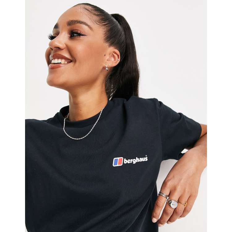 Berghaus Classic Logo t shirt in black ASOS