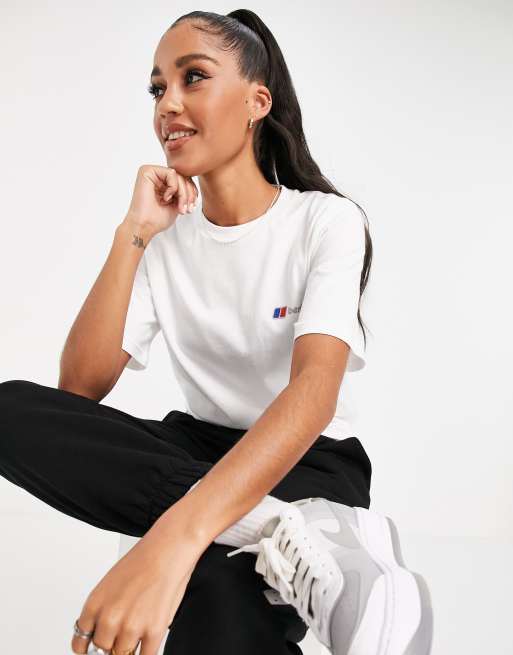 white berghaus tshirt