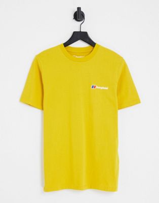 Berghaus Classic Logo t-shirt in yellow