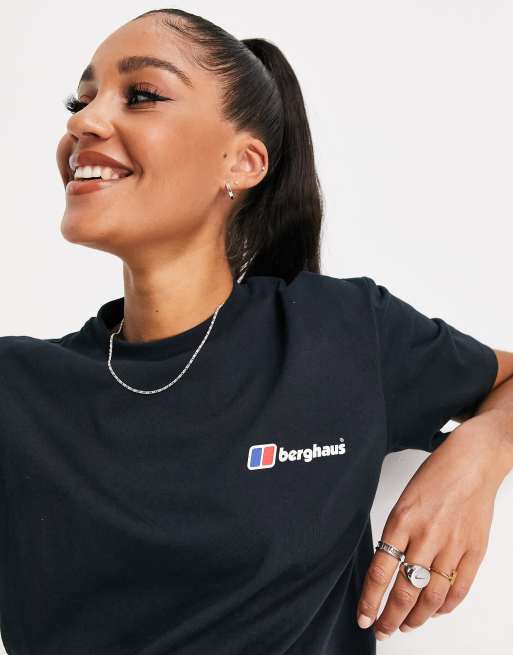 Berghaus Classic T Shirt in Schwarz mit Logo ASOS